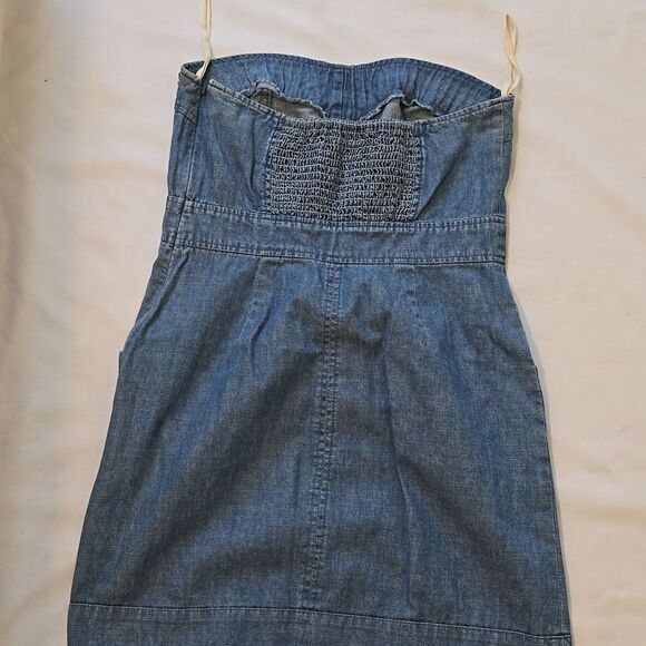We the Free Strapless y2k Denim Dress 2 - Picture 2 of 10